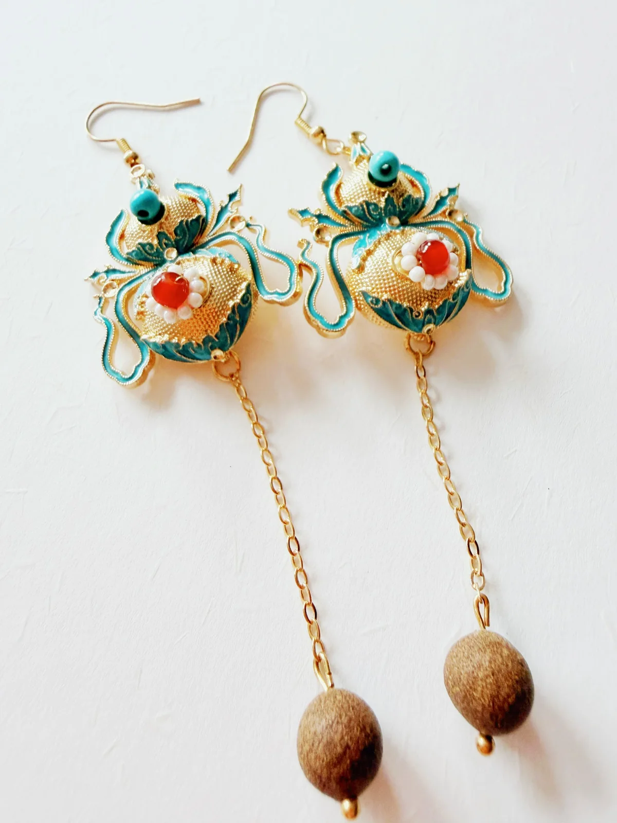 Museum Echo fragrant bead earrings